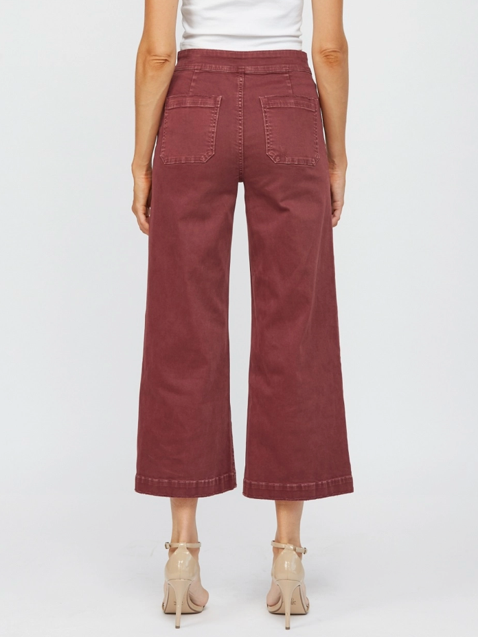 Grandad Bluff Crop Wide Jeans