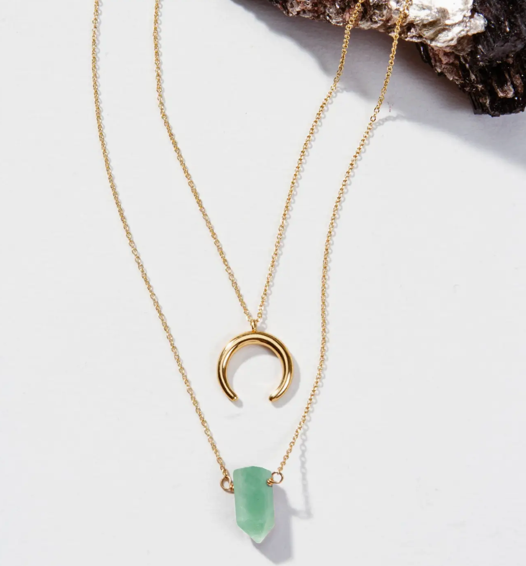 Gemstone Point Necklace