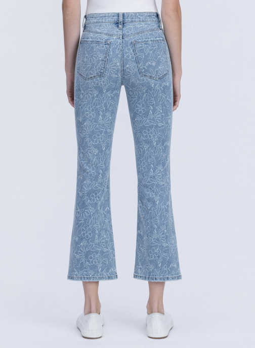 Wildflower Crop Flare Jeans