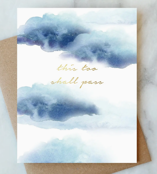 Cloudy Sympathy Card