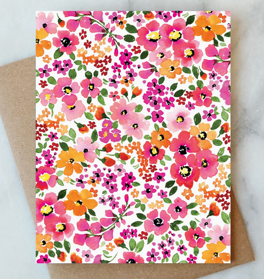 Ditzy Floral Card