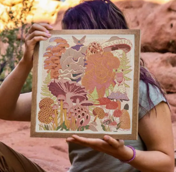 Mushroom Planet Print