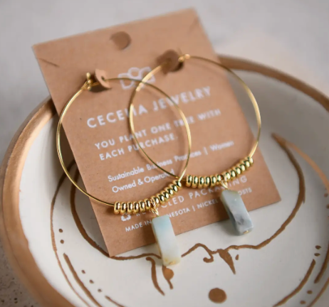 Estella Drop Hoops
