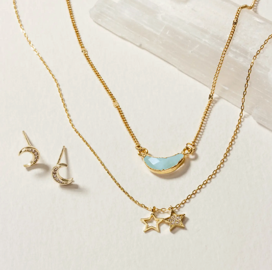 Moon & Stars Necklace
