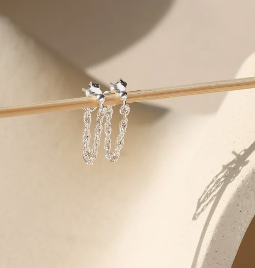 Mila Chain Studs