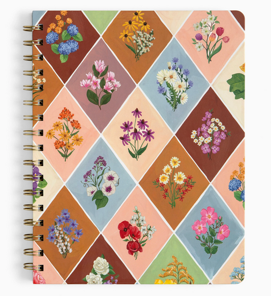 Vintage Blooms Notebook