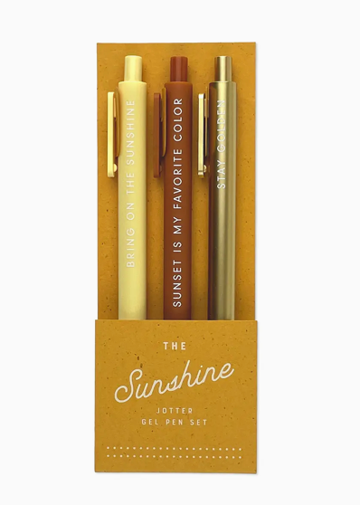 The Sunshine Gel Pen Set