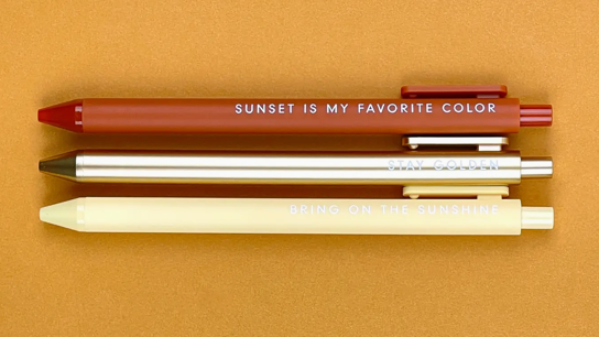 The Sunshine Gel Pen Set