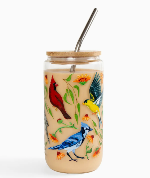 Feathered Friends Can Glass