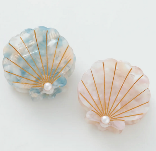 Pearl Seashell Claw Clips