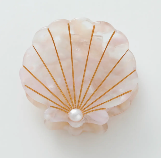 Pearl Seashell Claw Clips