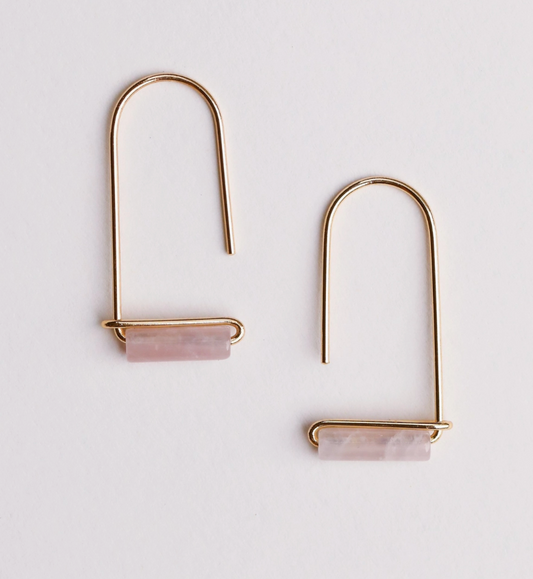 Gemstone Drop Earrings