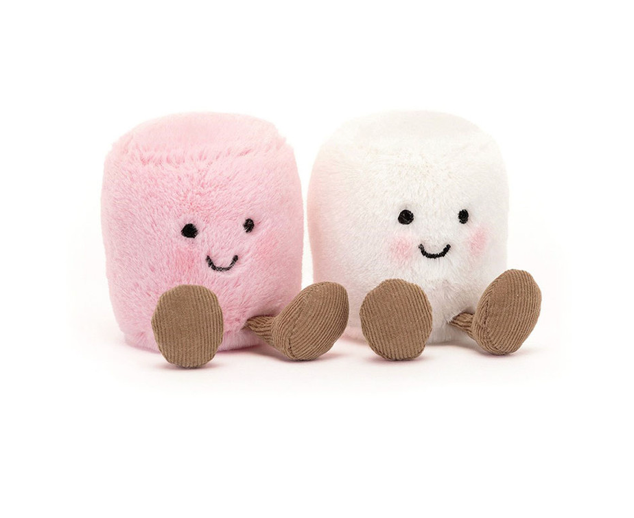 Pink & White Marshmallows Plush
