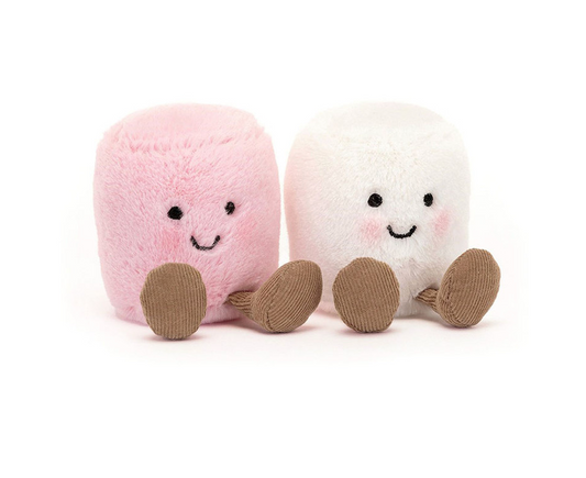 Pink & White Marshmallows Plush