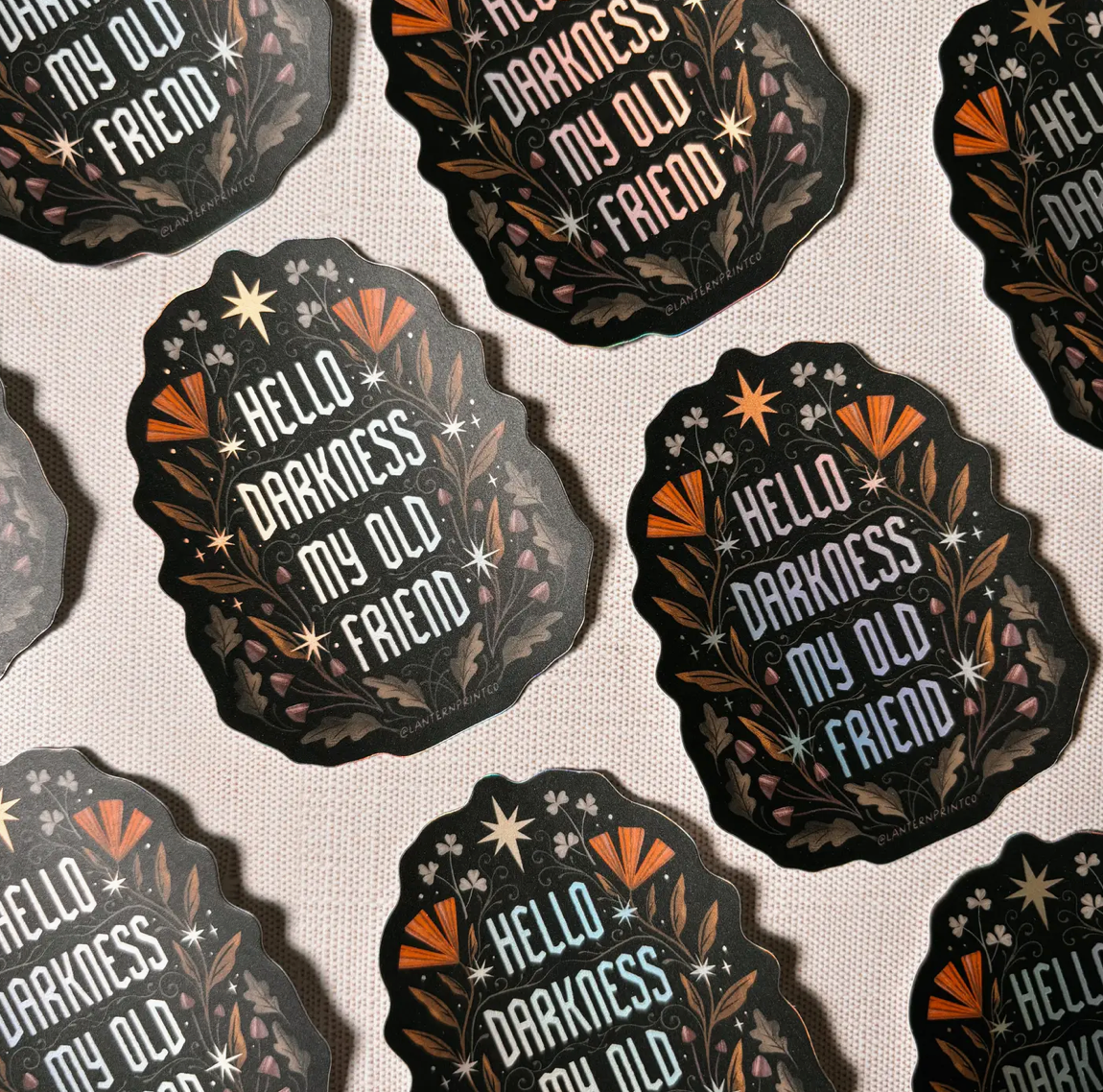 Hello Darkness Sticker