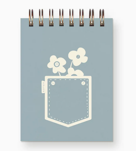 Flower Pocket Mini Jotter