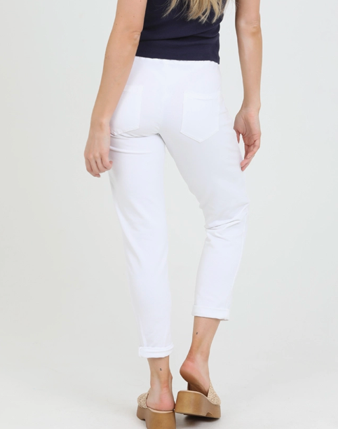 White Joggers