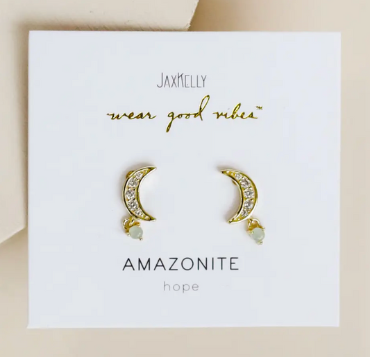 Moon Drop Earrings