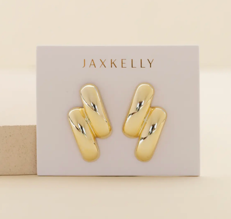 Double Bold Bar Earrings
