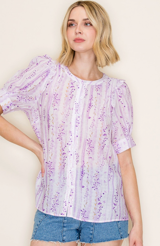 Lavender Fields Top