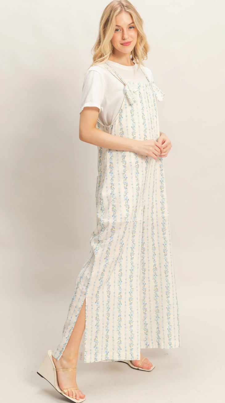 Blue Blossoms Jumpsuit