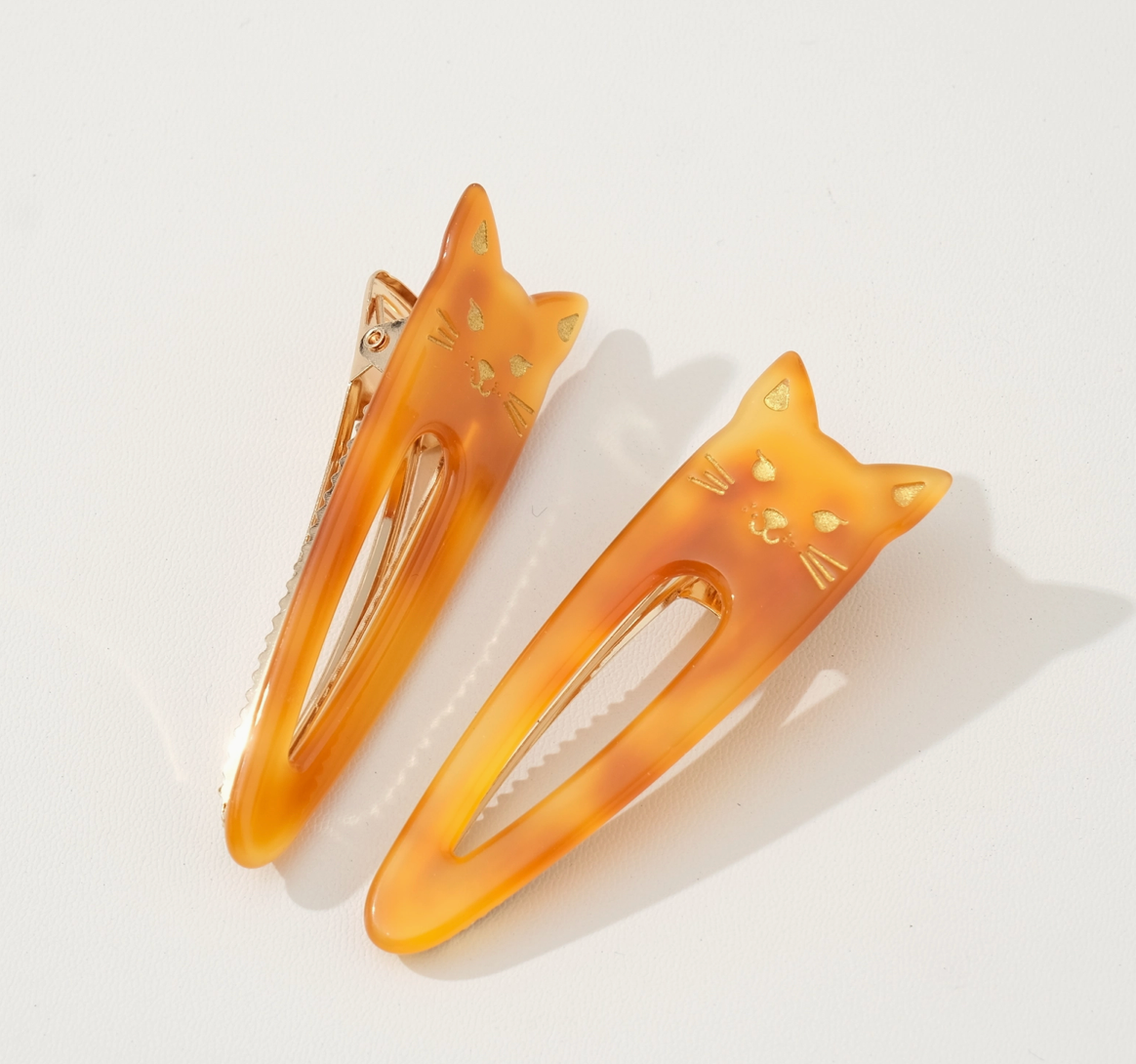 Classic Cat Face Hair Clips