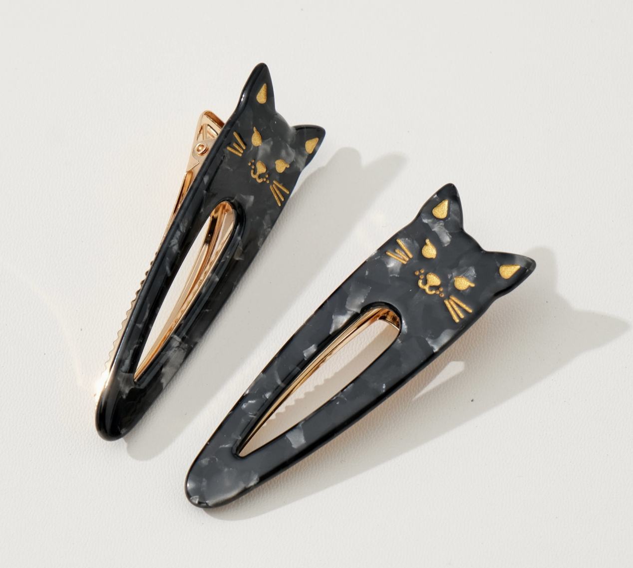 Classic Cat Face Hair Clips