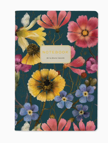 Violet Blooms Notebook Set