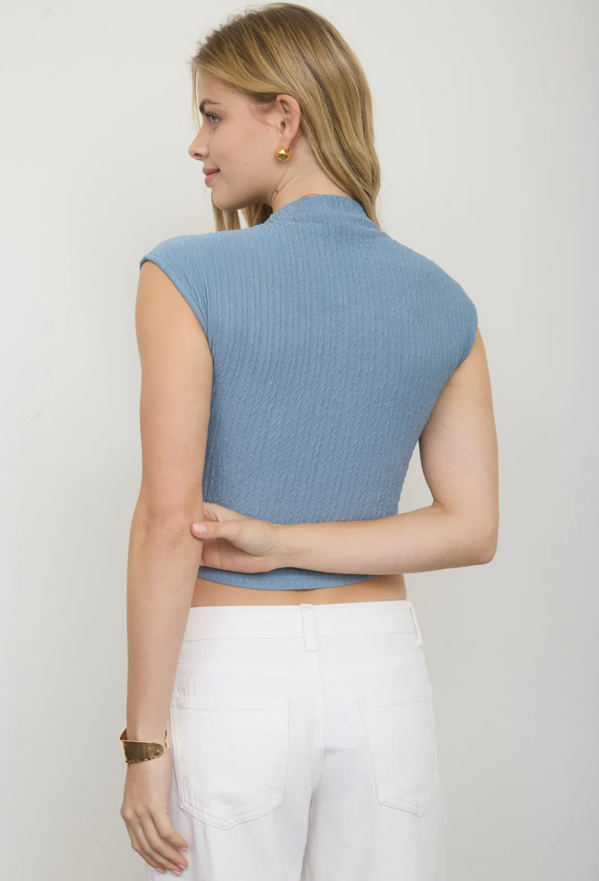 Mock Neck Top