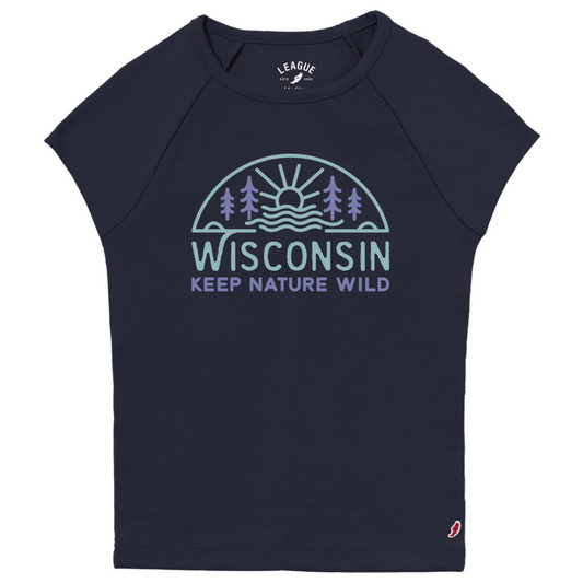 Wisconsin Ribbed Women's Tee