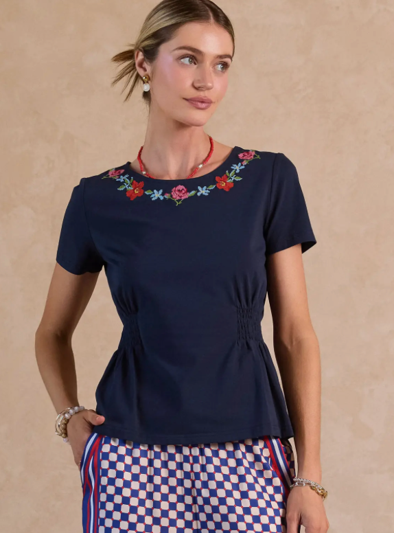 Floral Peplum Top