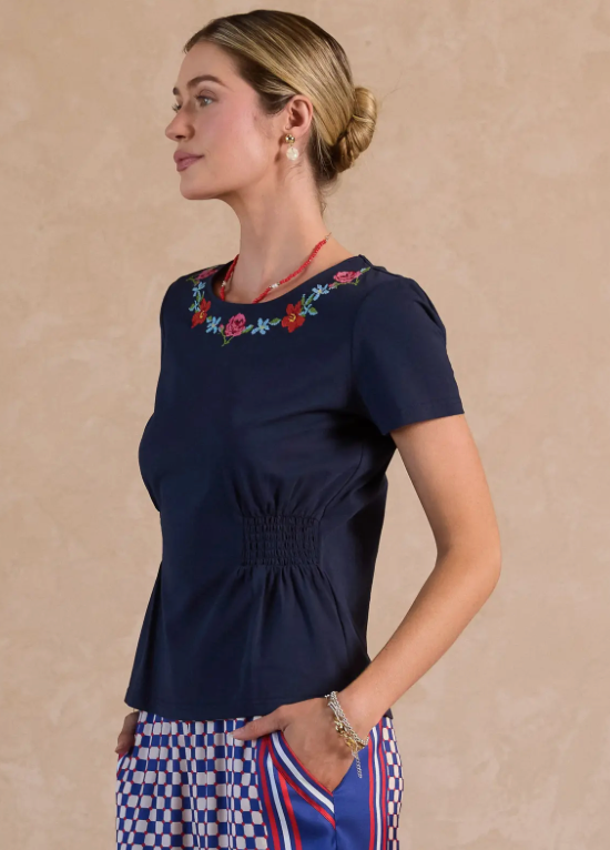 Floral Peplum Top