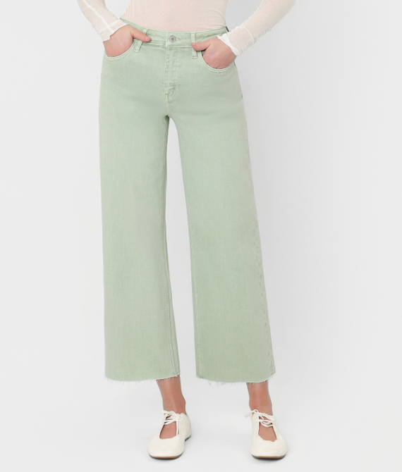 Peshtigo Wide Leg Crop Jeans