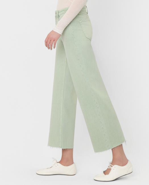 Peshtigo Wide Leg Crop Jeans