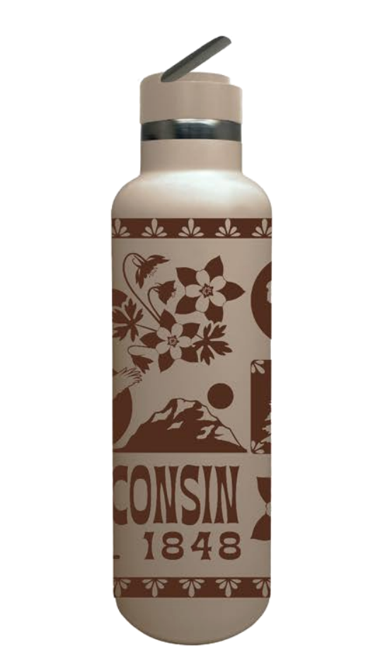 Wisconsin Helix Legend Bottle