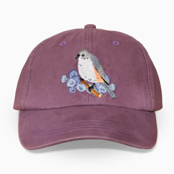 Tufted Titmouse Washed Hat