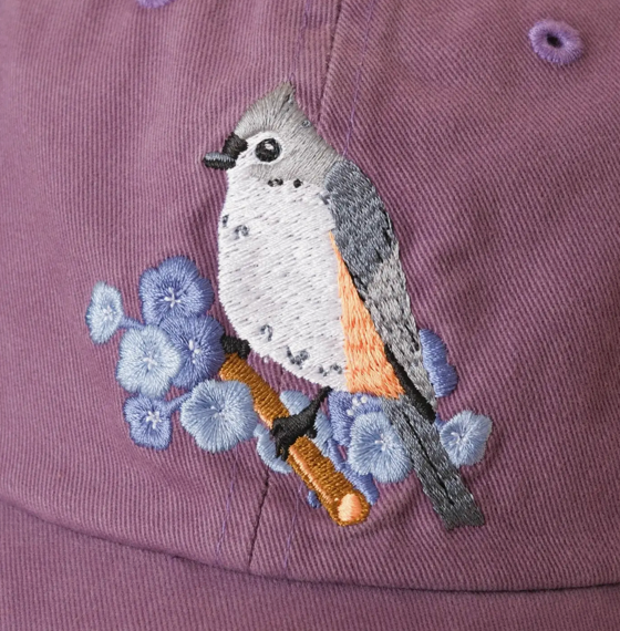 Tufted Titmouse Washed Hat