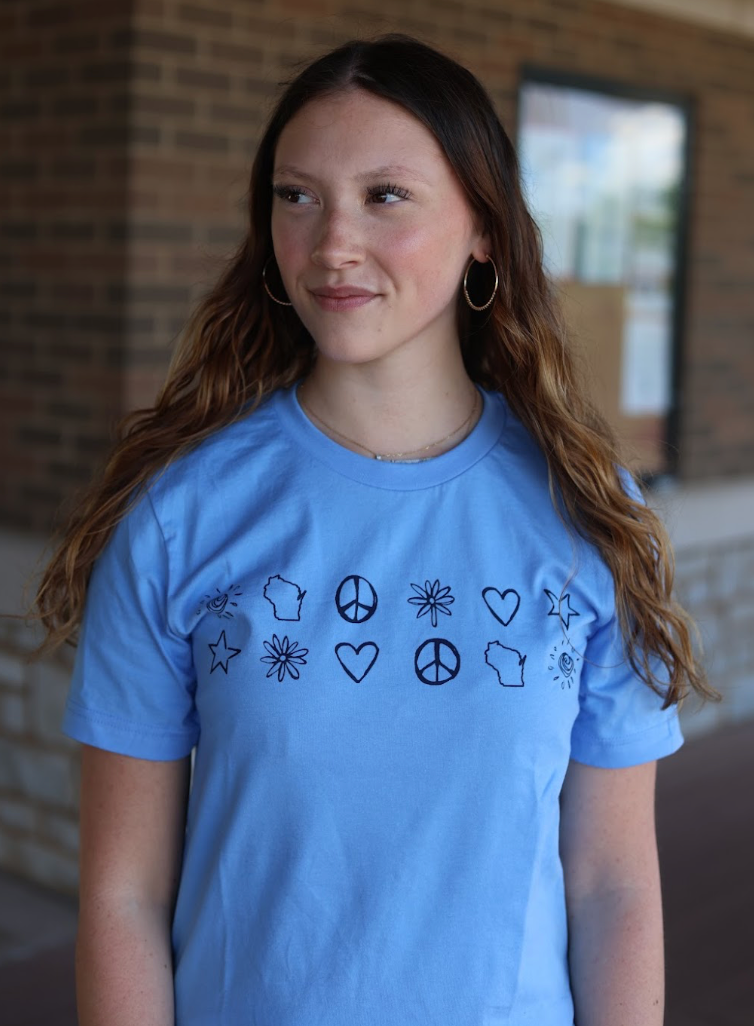 Keeper Peace Heart Tee