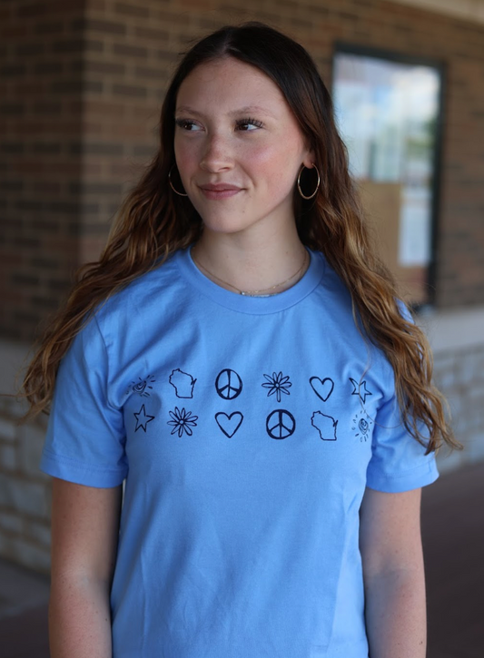 Keeper Peace Heart Tee