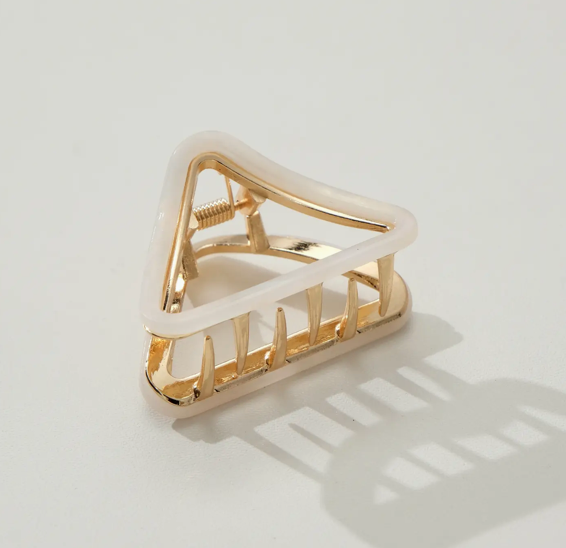 Amelie Triangle Metal Claw Clips