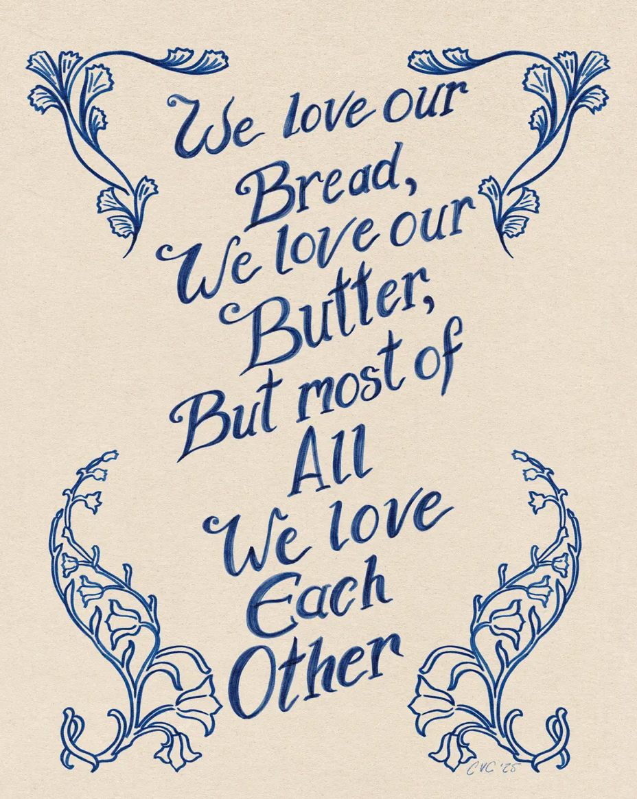 We Love Each Other Print