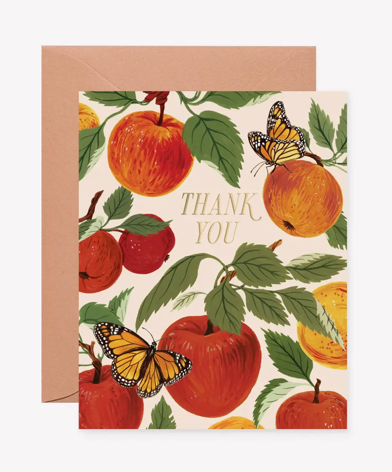Apple Orchard Thank You Card