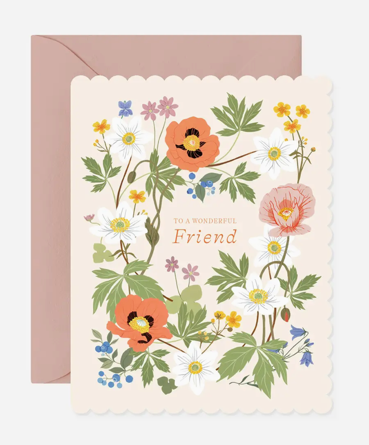 Wonderful Friend Card