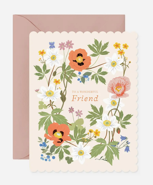 Wonderful Friend Card