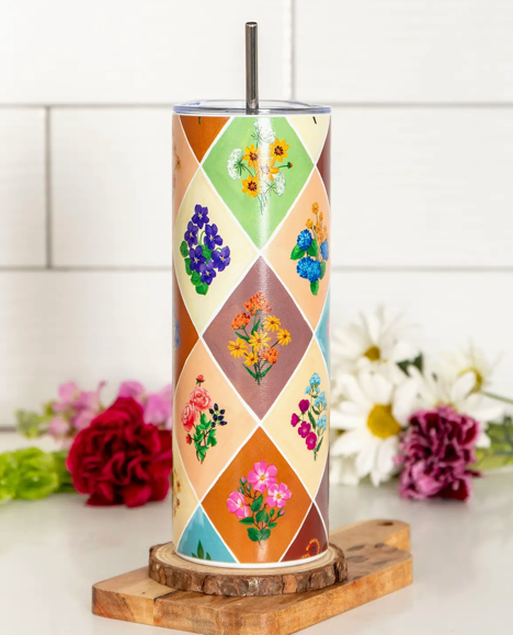 Vintage Blooms Tumbler