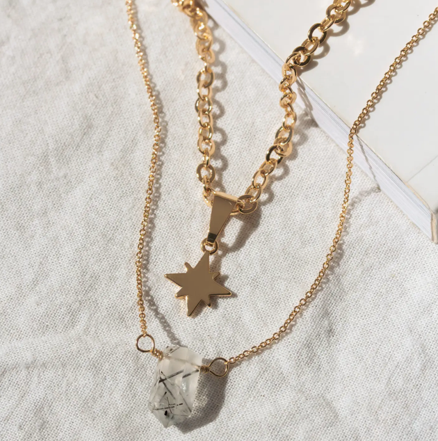 Duality Gem Necklace Set