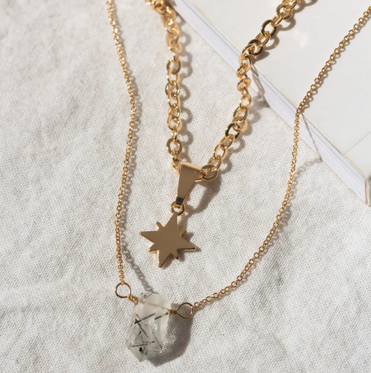 Duality Gem Necklace Set