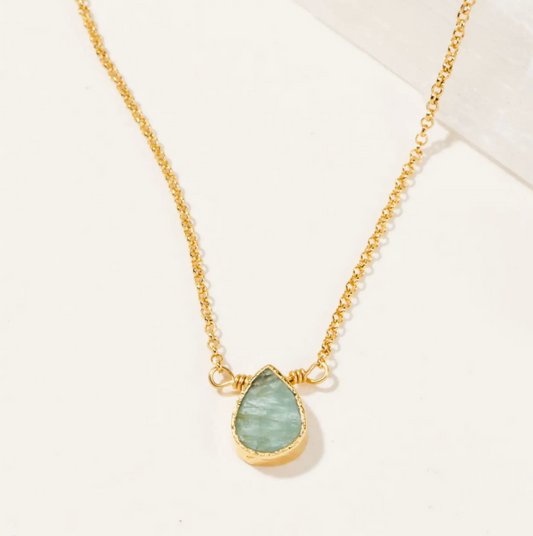 Aquamarine Gemstone Necklace