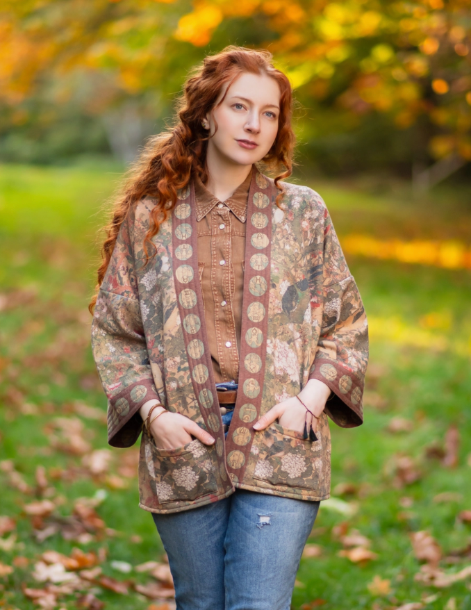 Dream Weaver Fleece Cottage Kimono