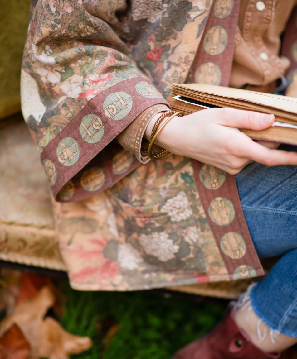 Dream Weaver Fleece Cottage Kimono